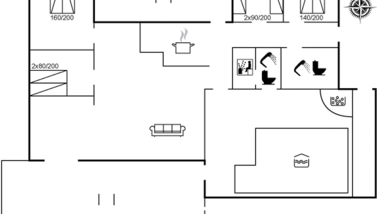 Haus mit 4 Schlafzimmern in Lønstrup mit privater pool und terrasse - Foto 1