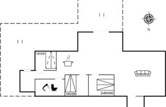 Foto 2 - Casa de 3 quartos em Sæby com terraço