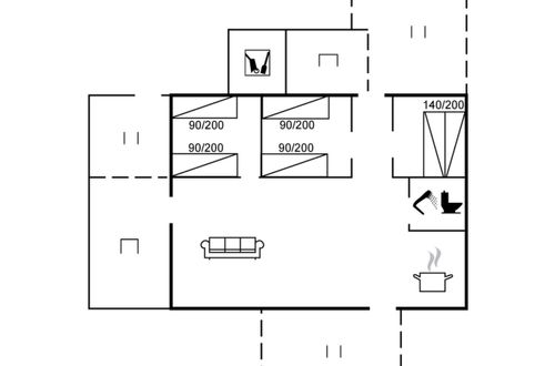 Foto 2 - Casa con 3 camere da letto a Diernæs Strand con terrazza