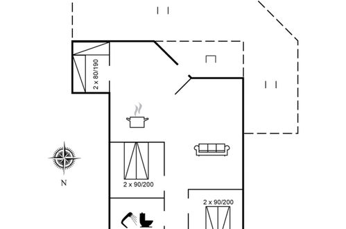 Foto 24 - Casa con 3 camere da letto a Sæby con terrazza