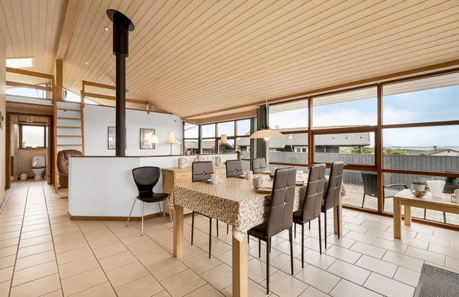 Casa de 3 quartos em Vinderup com terraço e sauna - Foto 26