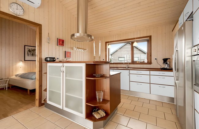 Casa de 3 quartos em Vinderup com terraço e sauna - Foto 24