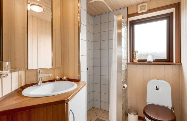 Casa de 3 quartos em Vinderup com terraço e sauna - Foto 13