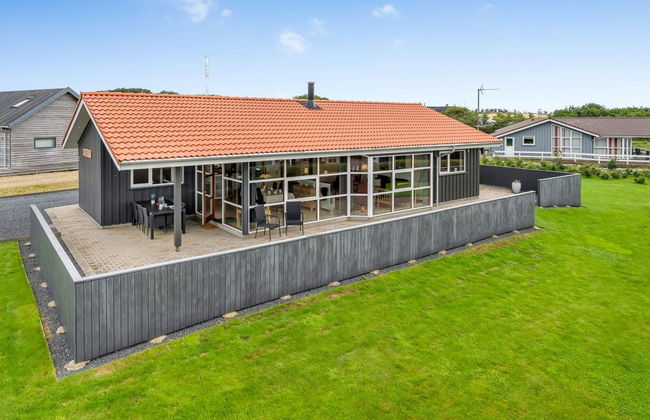 Casa de 3 quartos em Vinderup com terraço e sauna - Foto 1