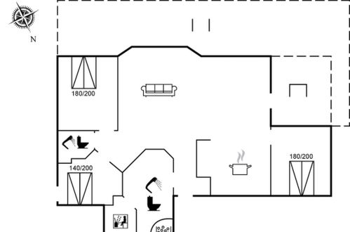 Foto 32 - Haus mit 3 Schlafzimmern in Vinderup mit terrasse und sauna