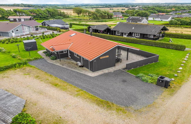 Casa de 3 quartos em Vinderup com terraço e sauna - Foto 7