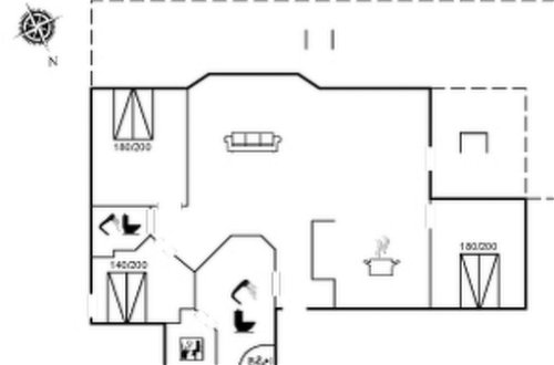 Foto 32 - Casa de 3 habitaciones en Vinderup con terraza y sauna