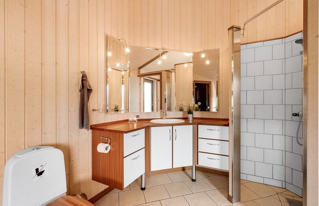 Casa de 3 quartos em Vinderup com terraço e sauna - Foto 19