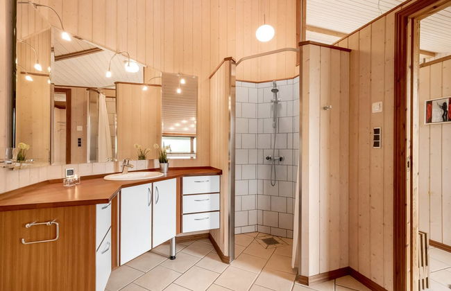 Casa de 3 quartos em Vinderup com terraço e sauna - Foto 17