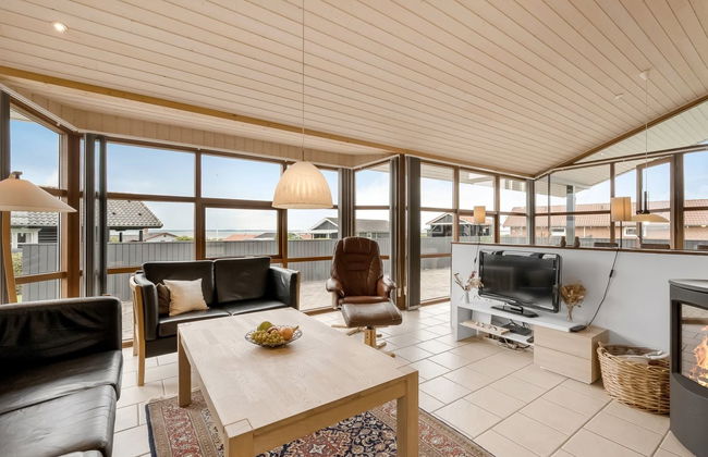 Casa de 3 quartos em Vinderup com terraço e sauna - Foto 32