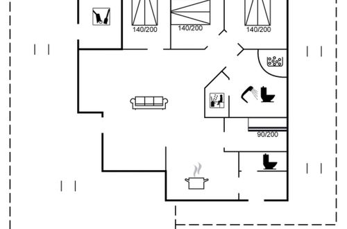 Foto 16 - Casa con 4 camere da letto a Frøstrup con terrazza e sauna