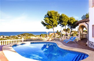 Foto 2 - Casa de 3 habitaciones en Dénia con piscina privada y vistas al mar