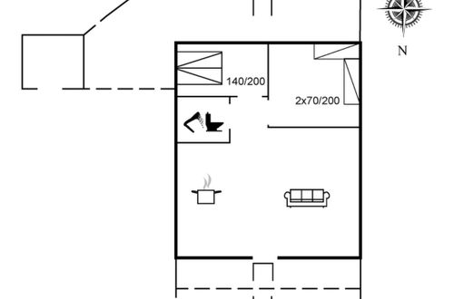 Foto 2 - Haus mit 2 Schlafzimmern in Gjeller Odde mit terrasse