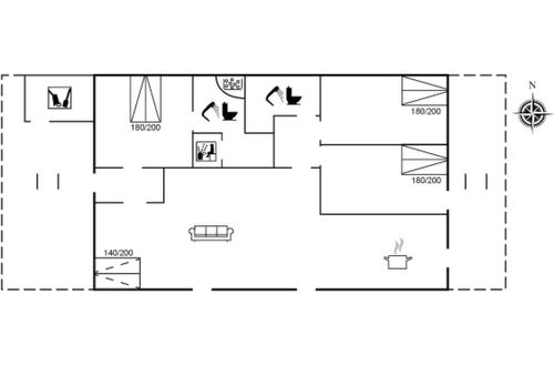 Photo 2 - 3 bedroom House in Blokhus with terrace and sauna