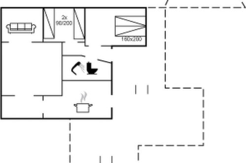 Foto 18 - Haus mit 2 Schlafzimmern in Vejers Strand mit terrasse