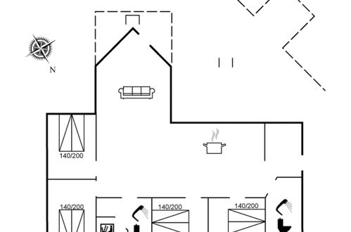 Foto 34 - Casa con 4 camere da letto a Harboøre con terrazza e sauna