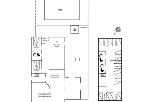 Photo 2 - Maison de 9 chambres à Idestrup avec piscine privée et terrasse