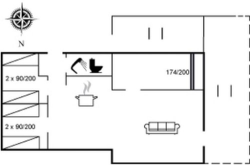Foto 16 - Haus mit 3 Schlafzimmern in Skagen