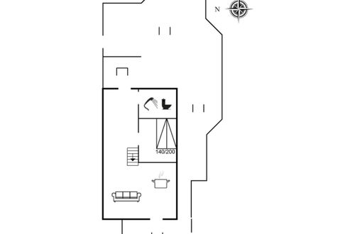 Foto 2 - Casa de 1 quarto em Ringkøbing com terraço