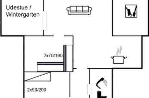 Foto 29 - Haus mit 2 Schlafzimmern in Klitmøller mit terrasse