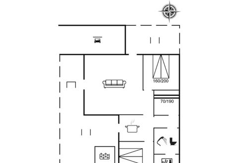 Foto 4 - Casa de 3 quartos em Hvide Sande com terraço e sauna