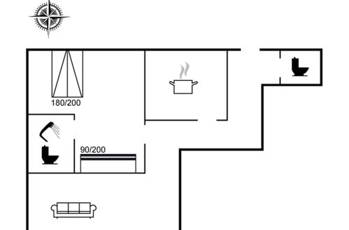 Foto 2 - Appartamento con 1 camera da letto a Blokhus con terrazza