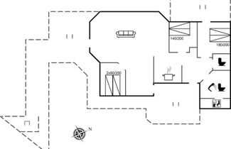 Foto 2 - Casa de 3 quartos em Klitmøller com terraço e sauna