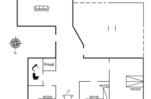 Foto 2 - Casa de 3 quartos em Rømø com terraço