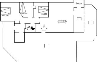 Foto 2 - Casa de 3 quartos em Vejers Strand com terraço