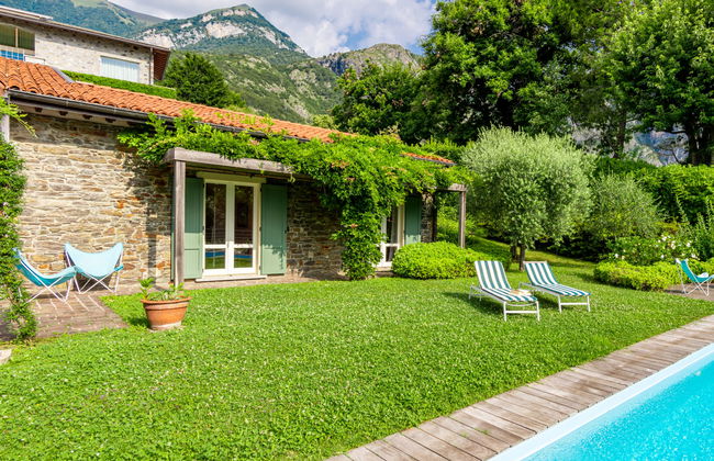 Casa de 2 quartos em Griante com piscina privada e jardim - Foto 35
