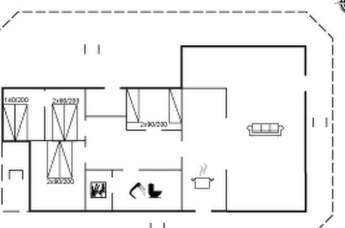 Foto 20 - Casa de 4 habitaciones en Rømø con sauna