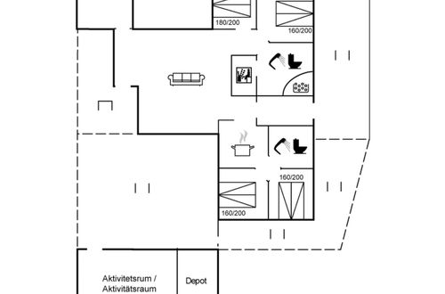 Foto 2 - Casa de 4 quartos em Rømø com terraço e sauna