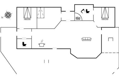 Foto 2 - Casa de 3 quartos em Væggerløse com terraço
