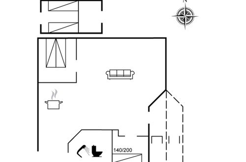 Foto 18 - Casa de 2 quartos em Væggerløse com terraço