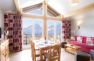 Foto 2 - Apartamento de 1 habitación en Les Deux Alpes con piscina privada y vistas a la montaña