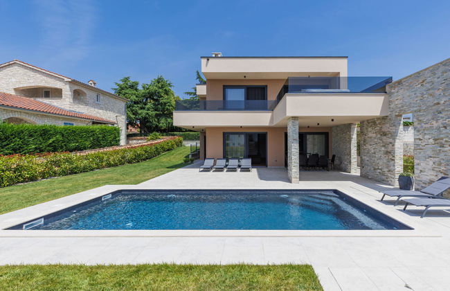 Casa de 5 quartos em Kaštelir-Labinci com piscina privada e jardim - Foto 18