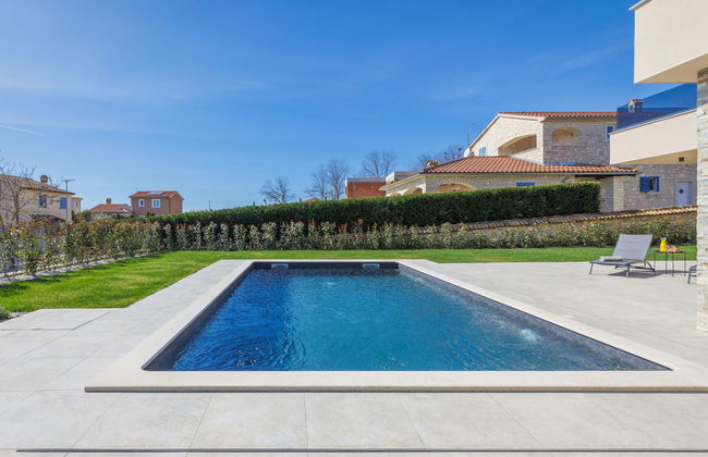Casa de 5 quartos em Kaštelir-Labinci com piscina privada e jardim - Foto 19