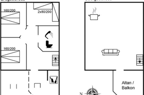 Foto 22 - Apartment mit 3 Schlafzimmern in Løkken mit terrasse