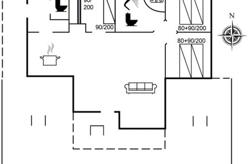 Foto 2 - Casa de 3 quartos em Løkken com terraço