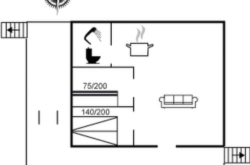 Foto 25 - Casa de 2 quartos em Løkken com terraço