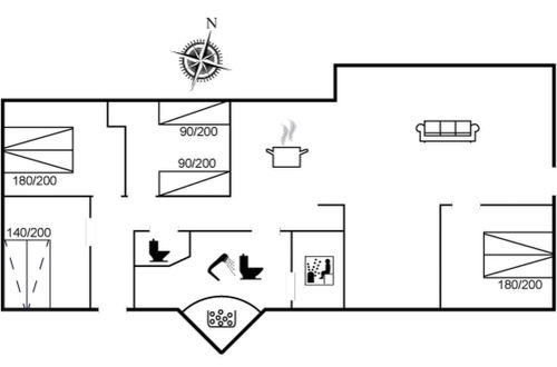 Foto 3 - Casa con 4 camere da letto a Løkken con terrazza e sauna
