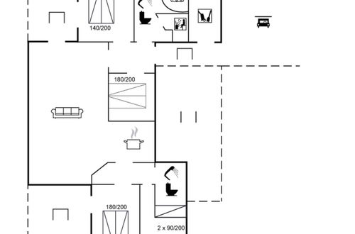 Foto 2 - Casa de 4 quartos em Løkken com terraço e sauna