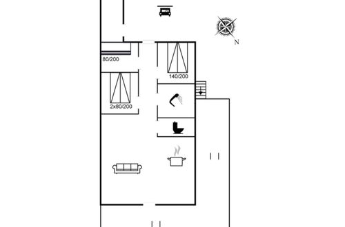 Foto 2 - Casa de 3 quartos em Allinge com terraço
