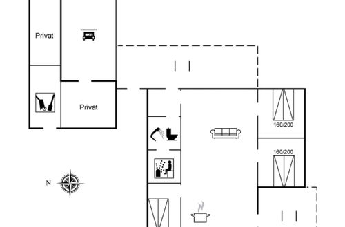 Foto 2 - Casa de 3 quartos em Løkken com terraço e sauna