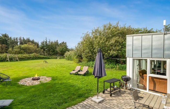 Casa con 4 camere da letto a Ringkøbing con piscina privata e terrazza - Foto 9