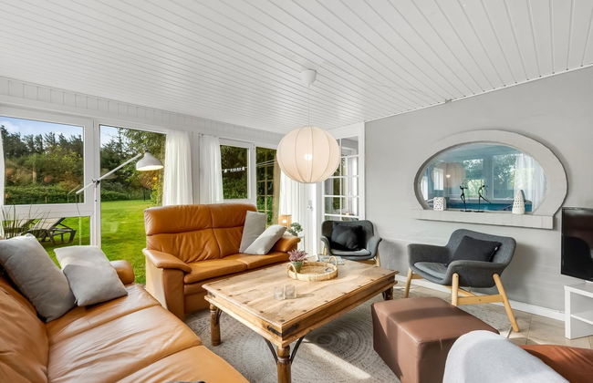 Casa con 4 camere da letto a Ringkøbing con piscina privata e terrazza - Foto 31