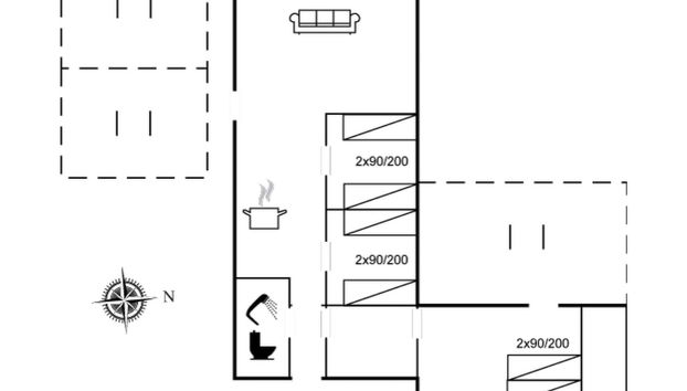 Casa de 3 quartos em Rønne com terraço - Foto 2