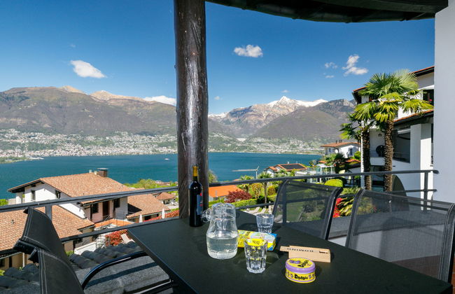 Apartment mit 3 Schlafzimmern in Gambarogno mit schwimmbad und garten - Foto 1