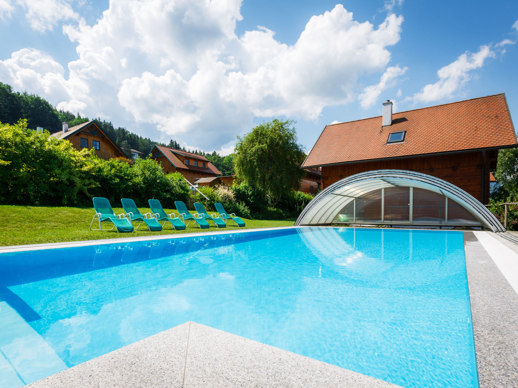 Foto 2 - Casa de 2 habitaciones en Schlierbach con piscina y terraza