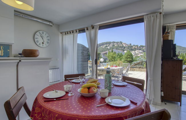 Apartamento de 3 quartos em Saint-Cyr-sur-Mer com piscina e jardim - Foto 9